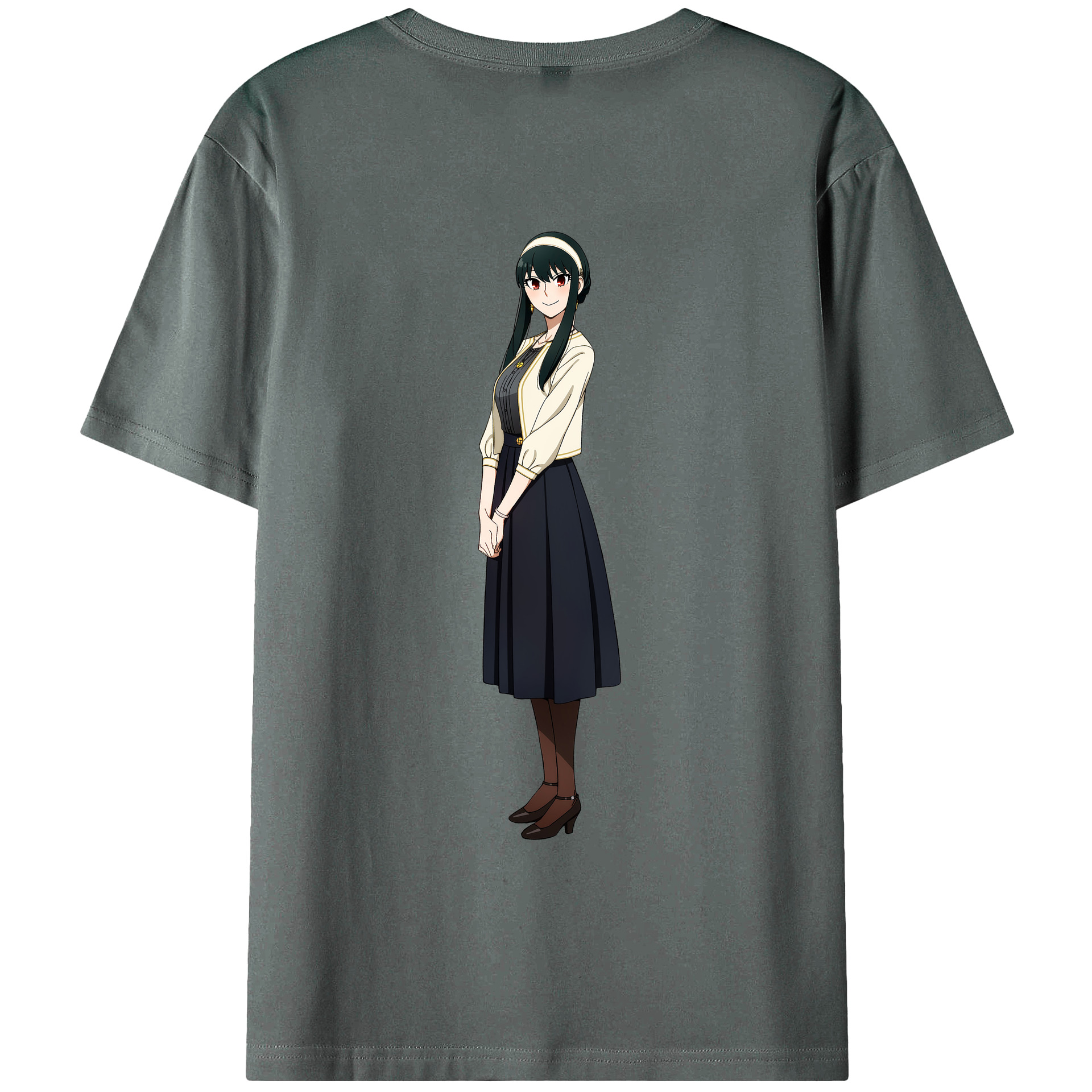 （画像用） SPY×FAMILY间谍家家酒 綿100％ メンズ半袖Tシャツ（バックプリント） 通気性